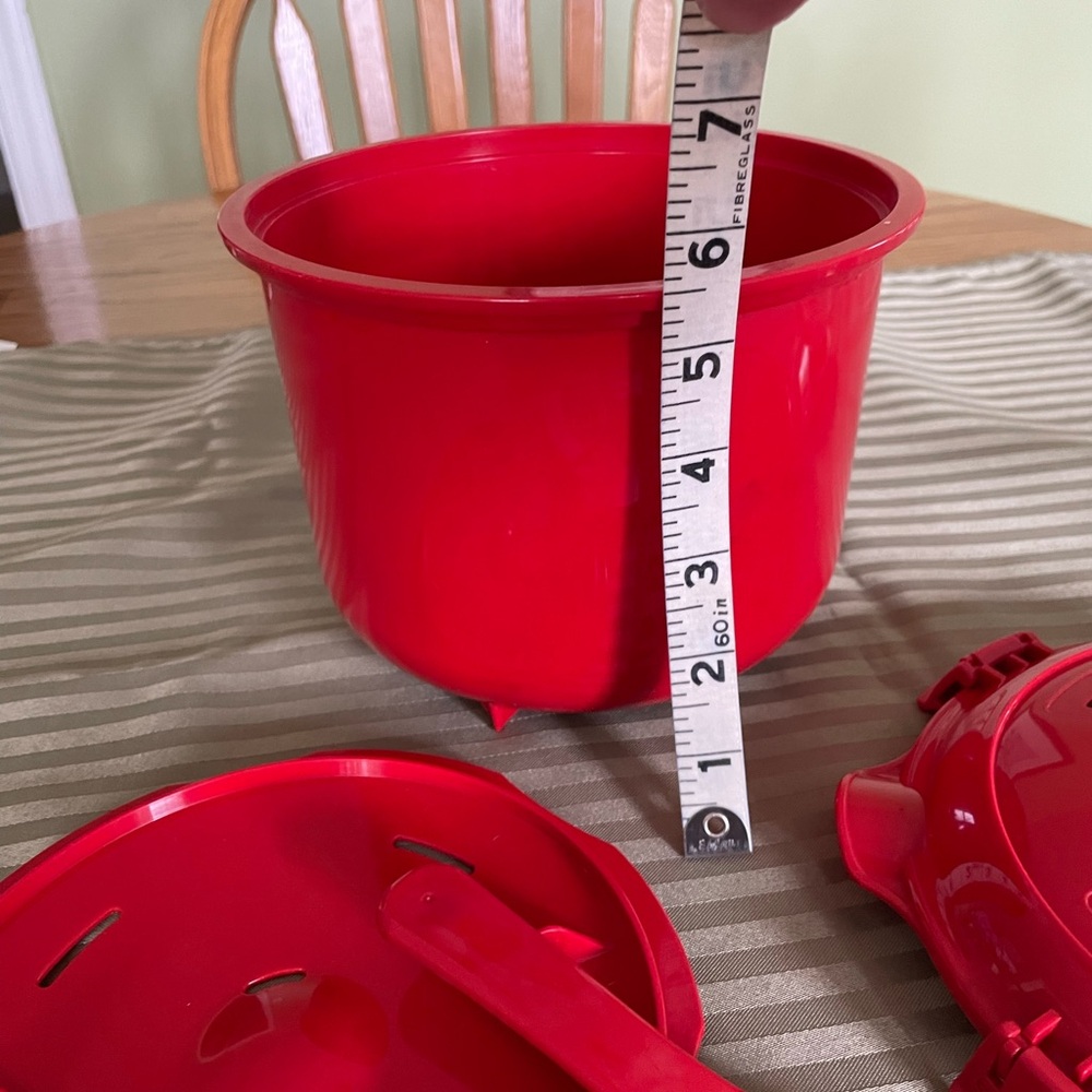 stem Red Microwave Multi-Cooker Lid Set - Picture 8 of 10